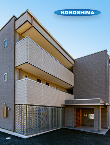 Японские фиброцементные панели Konoshima для фасадов